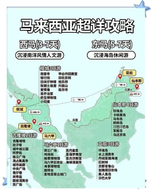 馬來西亞旅游景點(diǎn)分布地圖|馬來西亞旅游景點(diǎn)分布