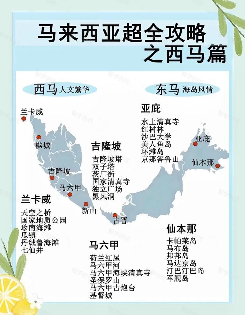 馬來西亞旅游景點(diǎn)分布地圖|馬來西亞旅游景點(diǎn)分布
