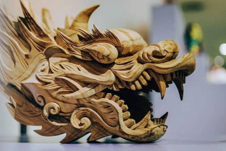有沒有高清的木雕龍頭圖片？|福建晉江潘山廟宇木雕非遺之美新華社木雕龍頭圖片