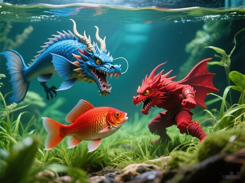 曼龍魚什么時候攻擊性最強？【曼龍魚怎么養藍曼龍魚的養殖方法與技巧愛養love寵物】