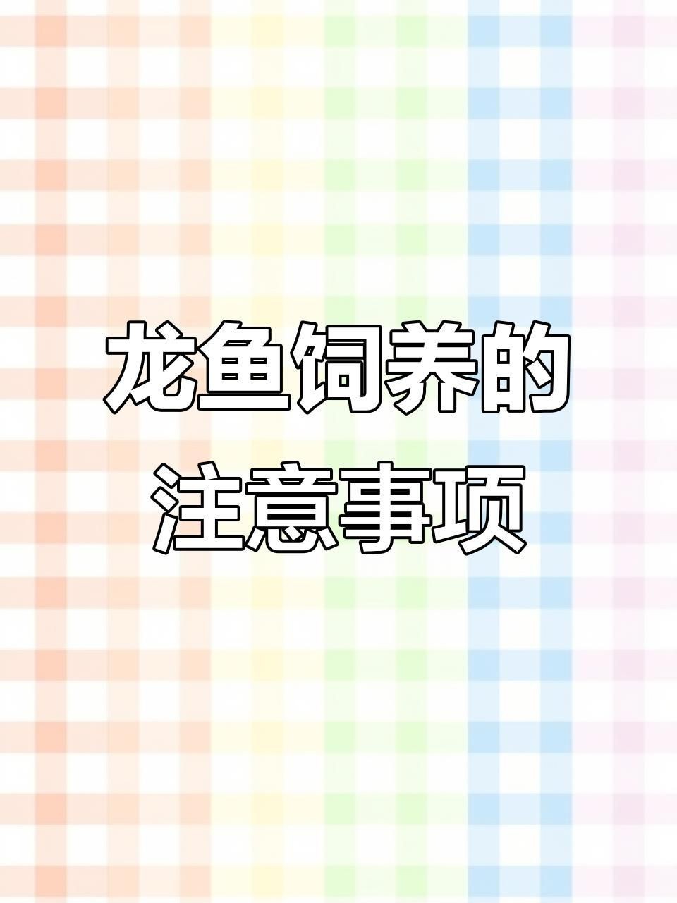 龍魚飼養的十忌是什么？【龍魚飼養的十大忌】