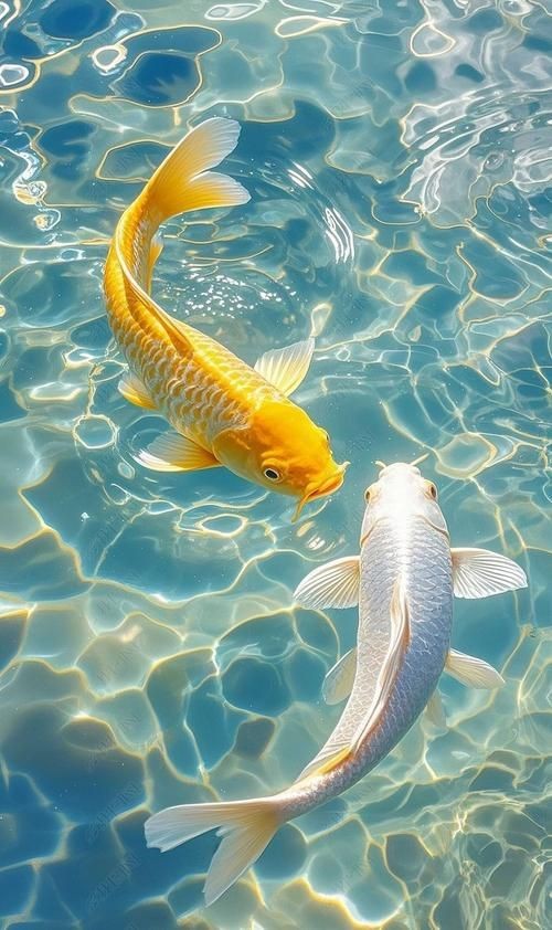 錦鯉圖片壁紙【好運錦鯉，如魚得水】
