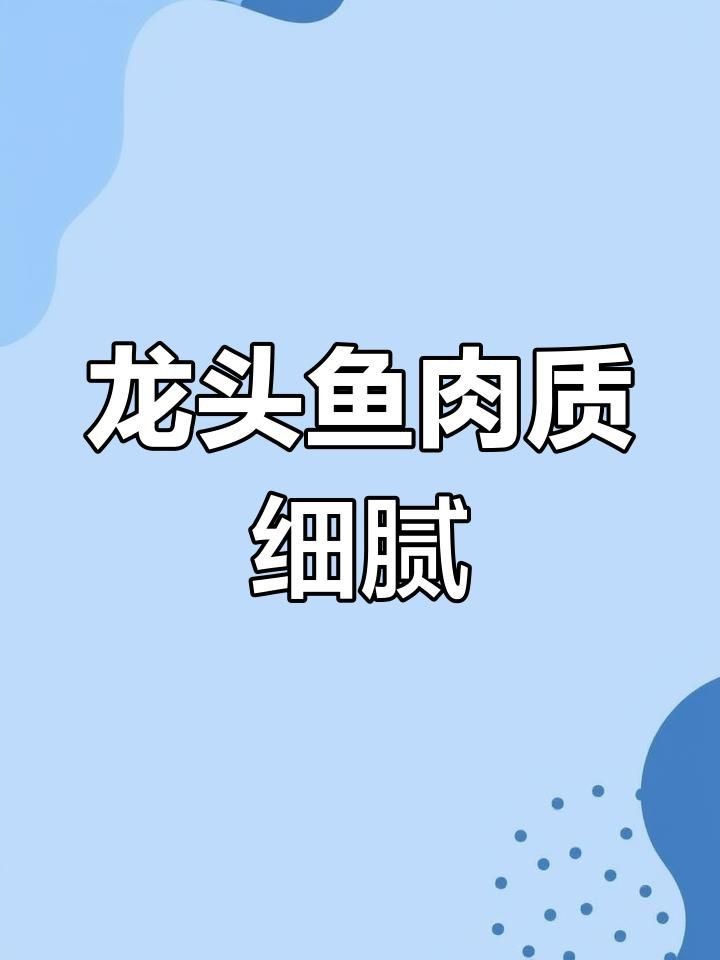 龍頭魚是什么魚【天津必點(diǎn)海鮮之龍頭魚】