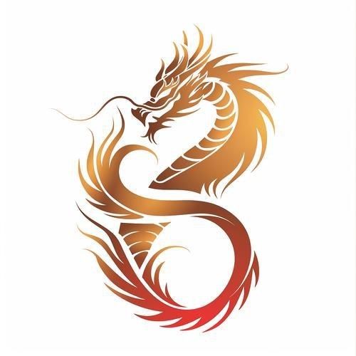 龍頭logo設計圖片【龍元素logo設計靈感大集合平凡日子發光體】