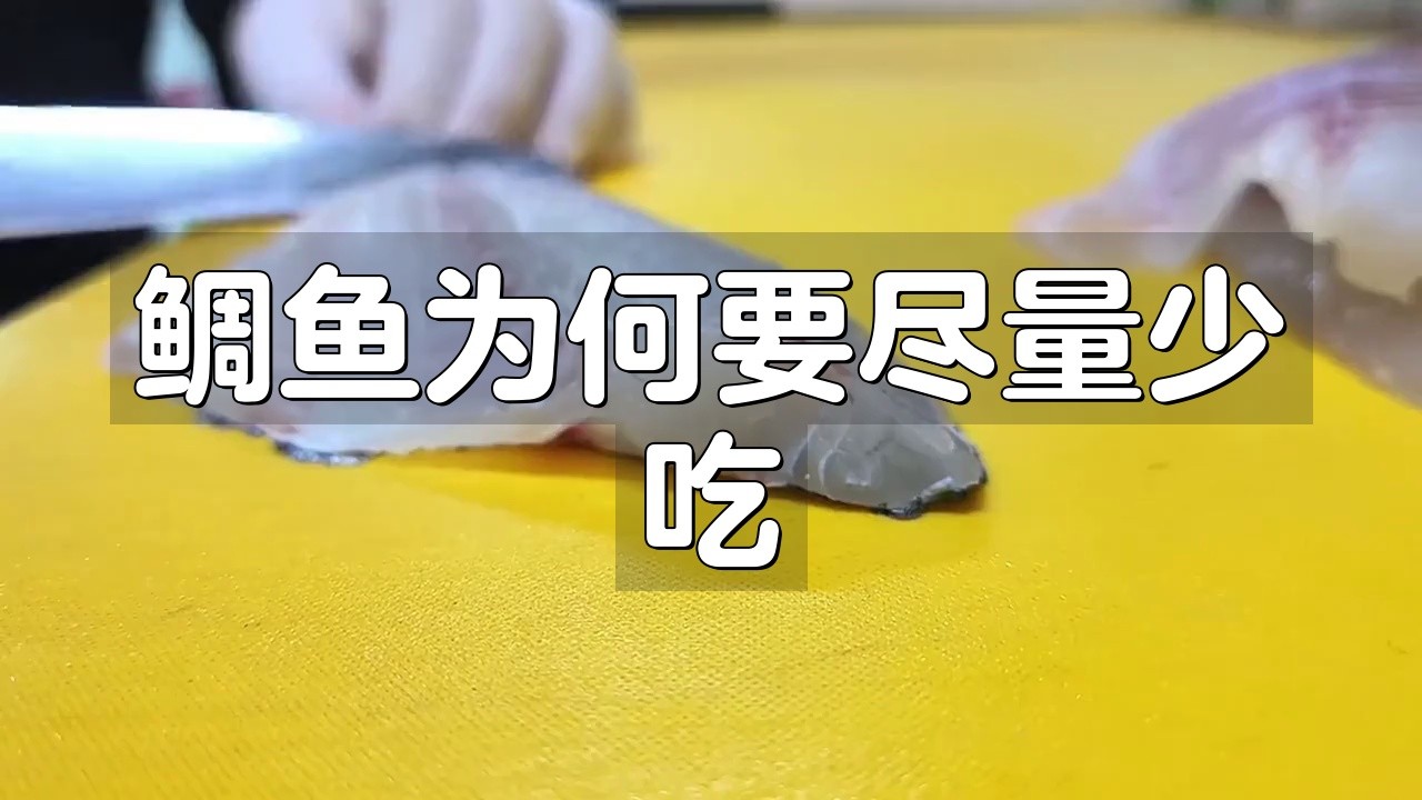 鯛魚為何要盡量少吃【智能模式回答完成調用工具：百度健康，鯛魚雖美】