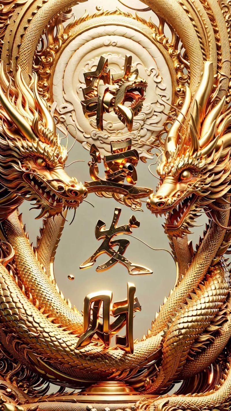 哪里可以找到高清的招財(cái)龍壁紙？【如何找到高清招財(cái)龍壁紙】 哪里可以找到高清的招財(cái)龍壁紙？【如何找到高清招財(cái)龍壁紙】 龍魚百科 第9張