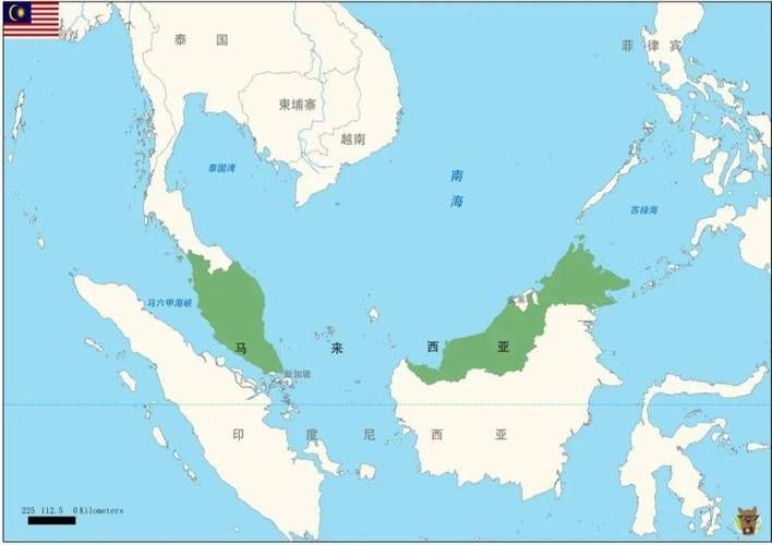 馬來西亞地圖位置【風景圖集：馬來西亞】