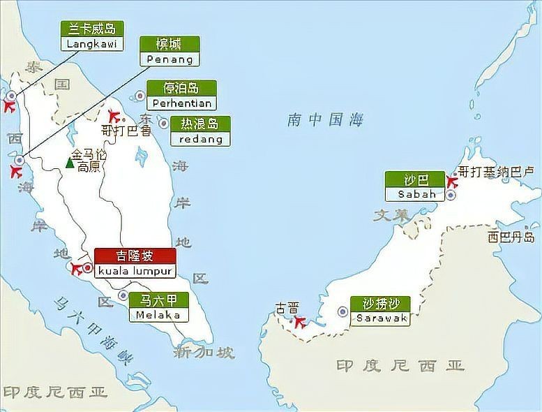 馬來西亞地圖位置【風景圖集：馬來西亞】