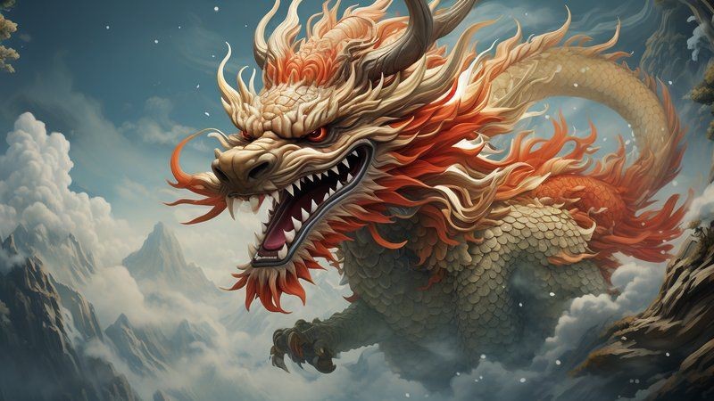 龍的壁紙霸氣十足【《龍之壁紙：霸氣盡顯》】 龍的壁紙霸氣十足【《龍之壁紙：霸氣盡顯》】 龍魚百科 第7張