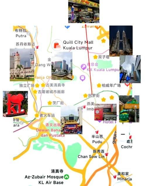 馬來西亞吉隆坡地圖【《馬來西亞吉隆坡地圖：探索多元都市的地理畫卷》】