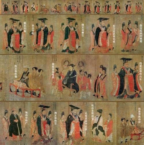 歷代帝王圖全圖【歷代帝王圖,歷史上那些著名的皇帝都長啥樣】