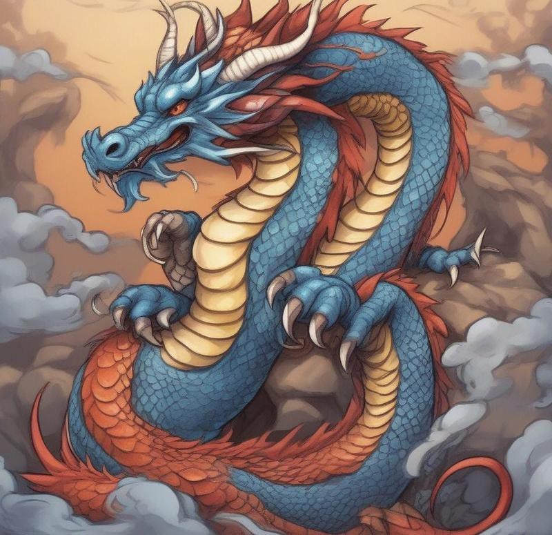 龍頭像【《山海經(jīng)》——燭龍銜】