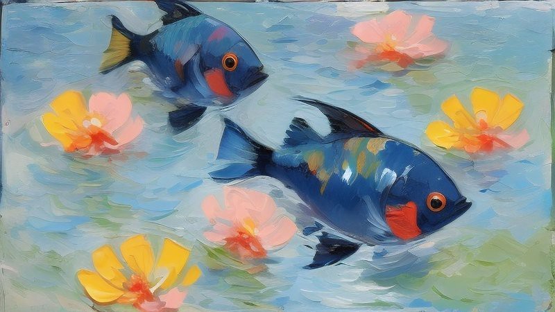 高清龍鳳魚圖片做壁紙合適嗎？【高清龍鳳魚圖片壁紙有哪些尺寸】