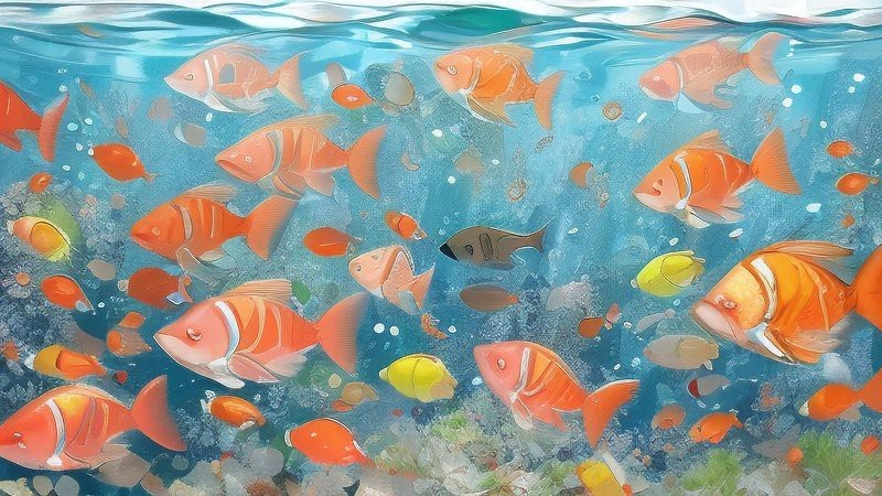 高清龍鳳魚圖片做壁紙合適嗎？【高清龍鳳魚圖片壁紙有哪些尺寸】
