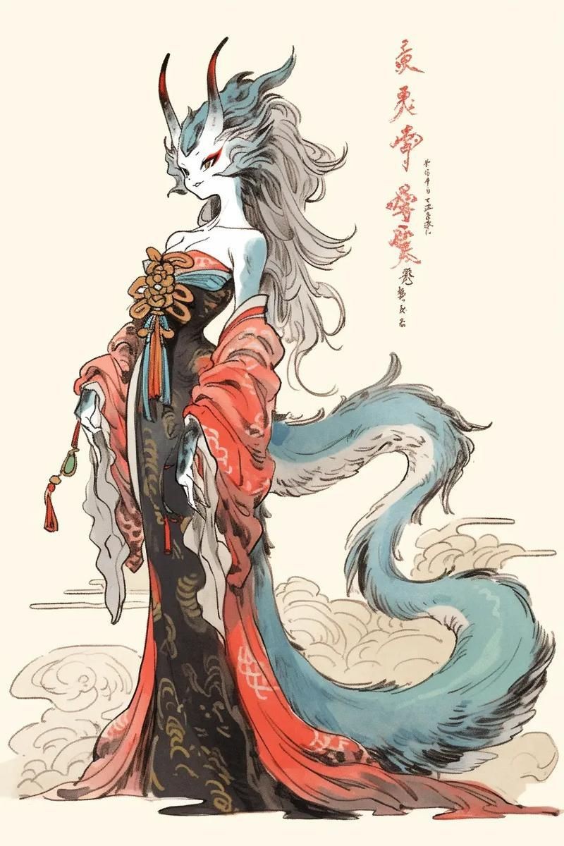 龍人形態圖片【《龍人形態圖片:奇幻與神秘的視覺呈現》】