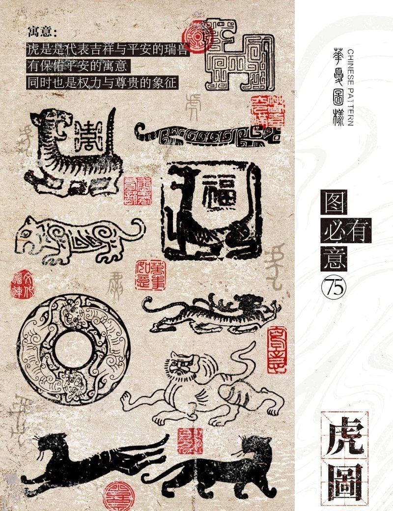 虎紋最簡單三個顏色【虎紋三色美學】