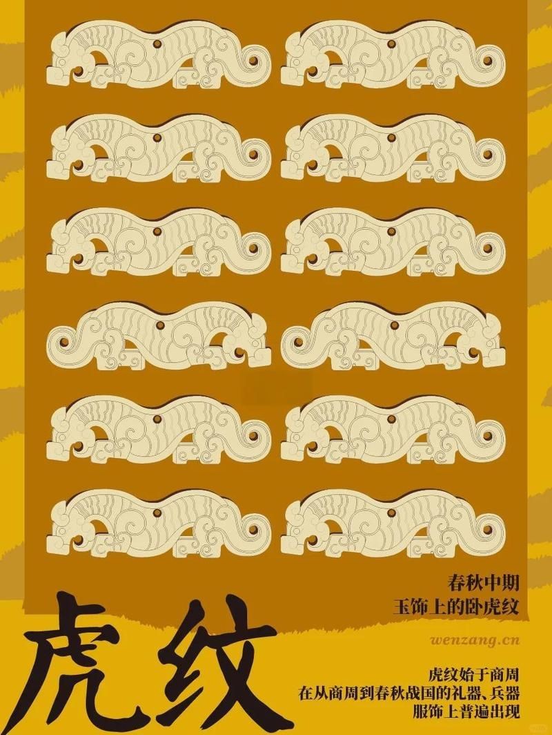 虎紋最簡單三個顏色【虎紋三色美學】