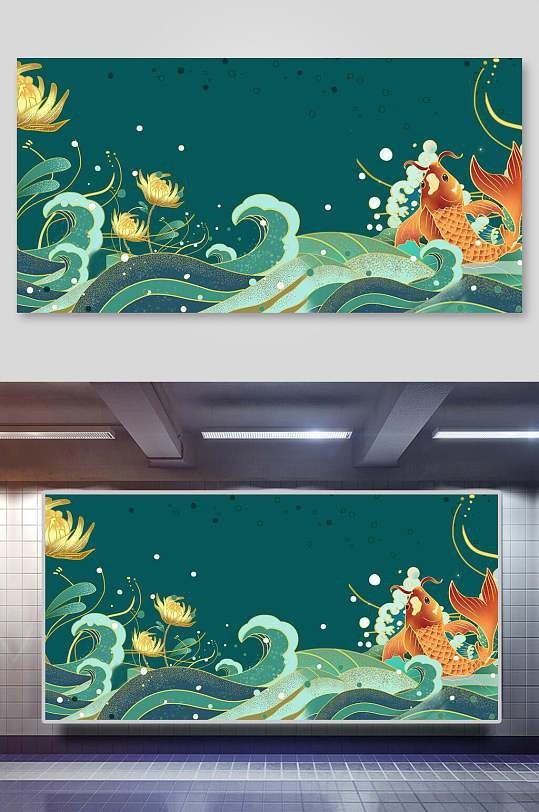 有沒有金龍魚壁紙的模板？【如何找到金龍魚壁紙模板】