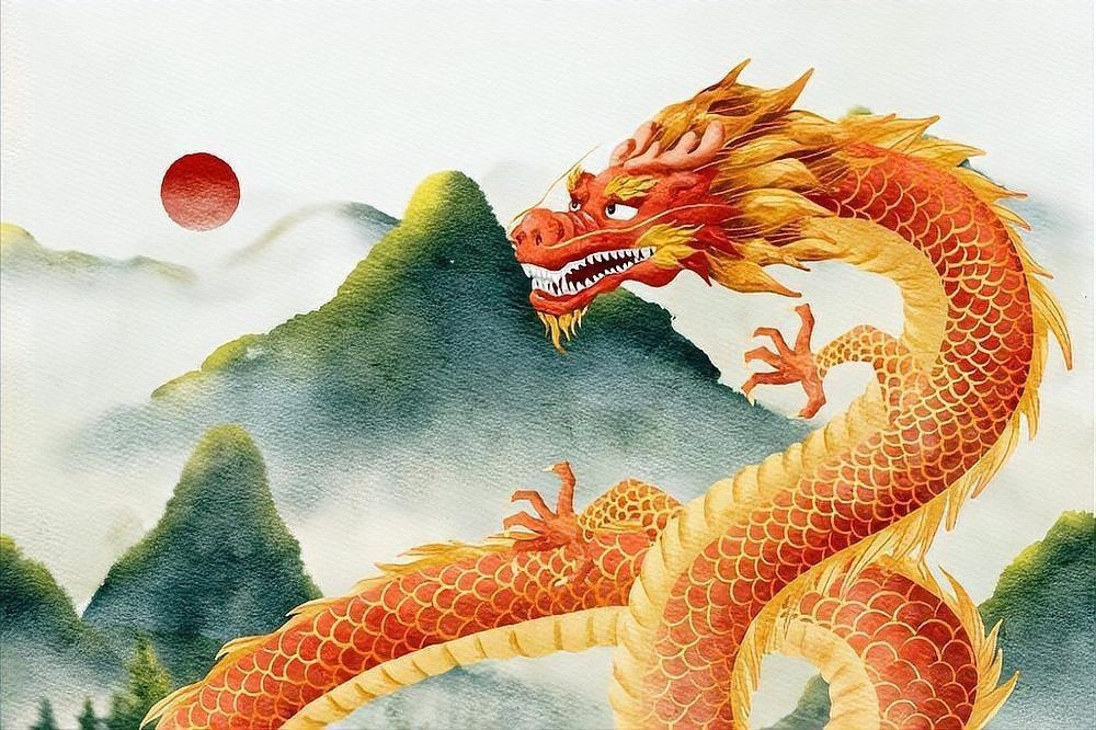 紅龍與黑龍的歷史傳說【古老的傳說中】