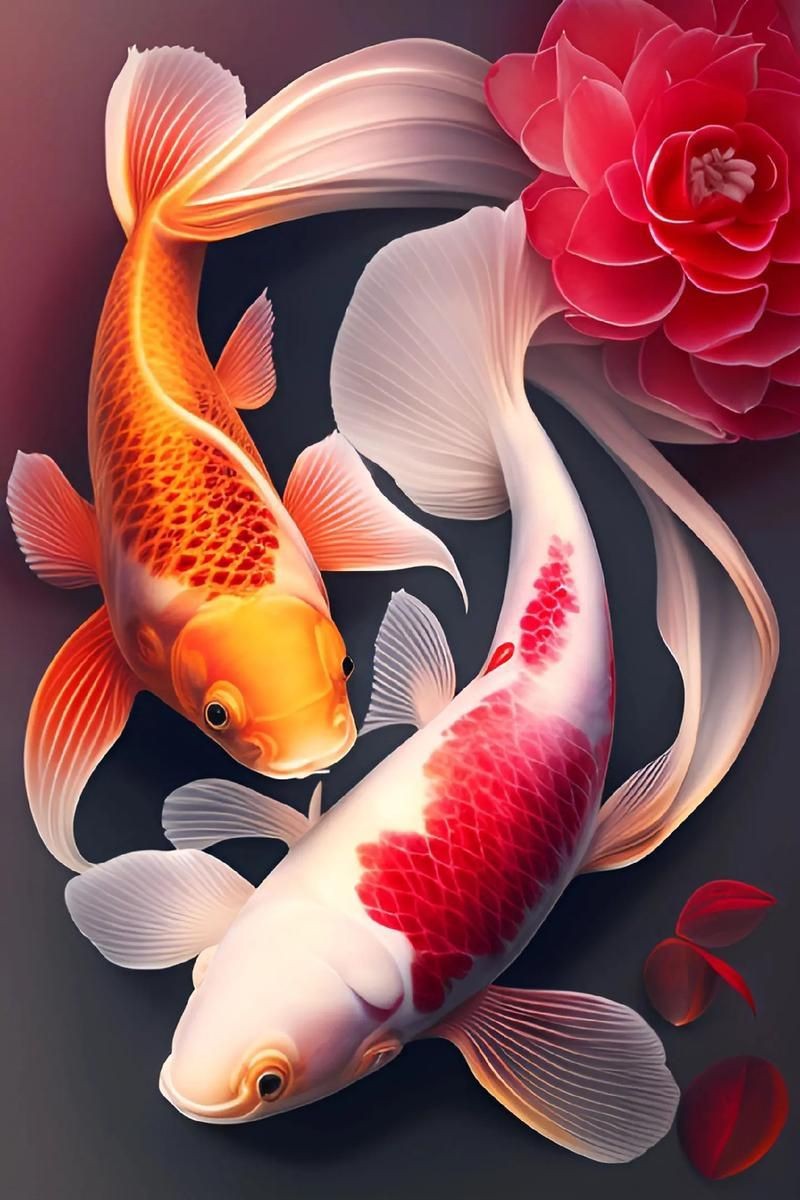 錦鯉魚的圖片【《錦鯉魚的絢麗風(fēng)姿》】