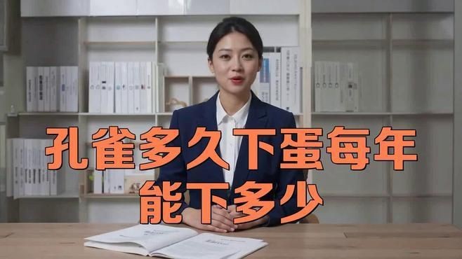 孔雀一年下幾個蛋【孔雀一年產多少蛋】