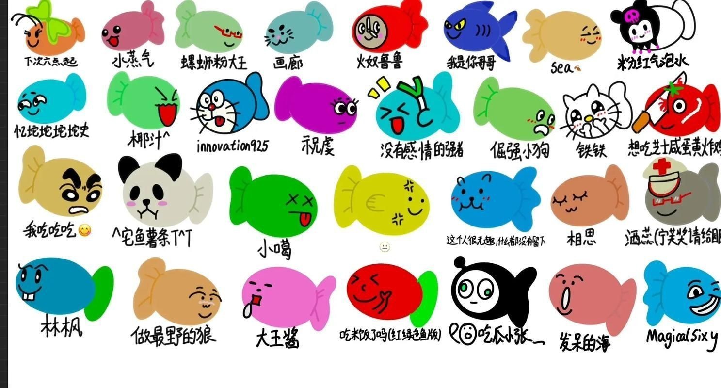 可愛Q版小魚【《可愛q版小魚》**畫法合集】