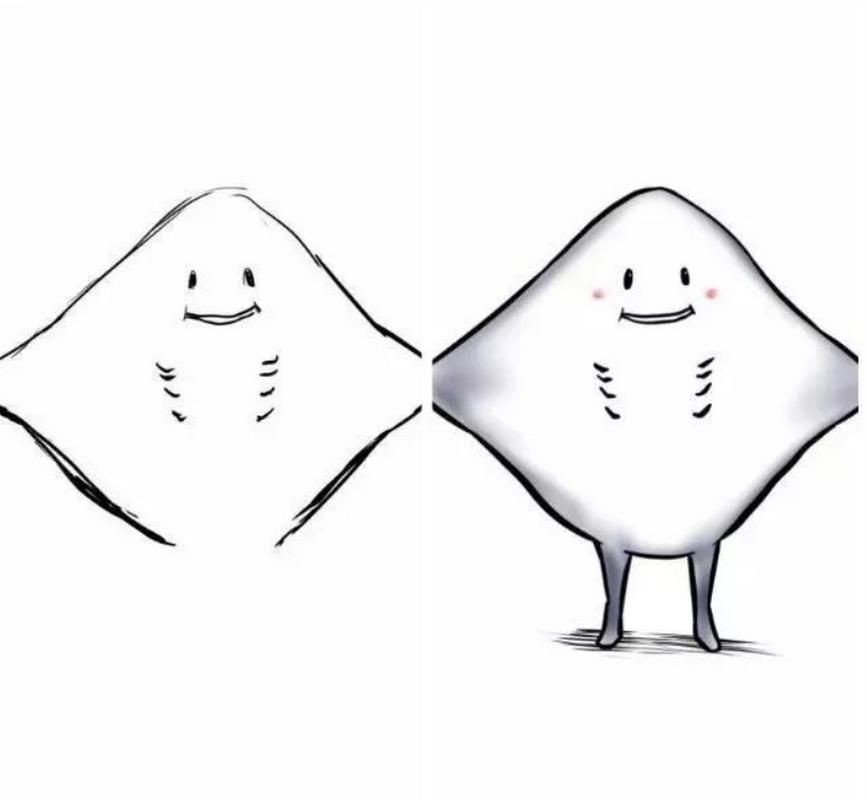 魔鬼魚Q版圖片【簡筆畫教程：魔鬼魚q版圖片以其獨特的創(chuàng)意和可愛的風格】 魔鬼魚Q版圖片【簡筆畫教程：魔鬼魚q版圖片以其獨特的創(chuàng)意和可愛的風格】 龍魚百科 第12張