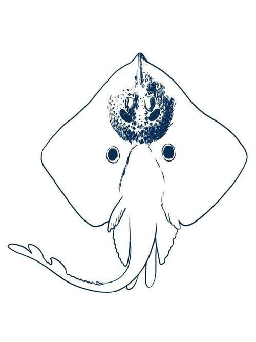 魔鬼魚Q版圖片【簡筆畫教程：魔鬼魚q版圖片以其獨特的創(chuàng)意和可愛的風格】 魔鬼魚Q版圖片【簡筆畫教程：魔鬼魚q版圖片以其獨特的創(chuàng)意和可愛的風格】 龍魚百科 第23張
