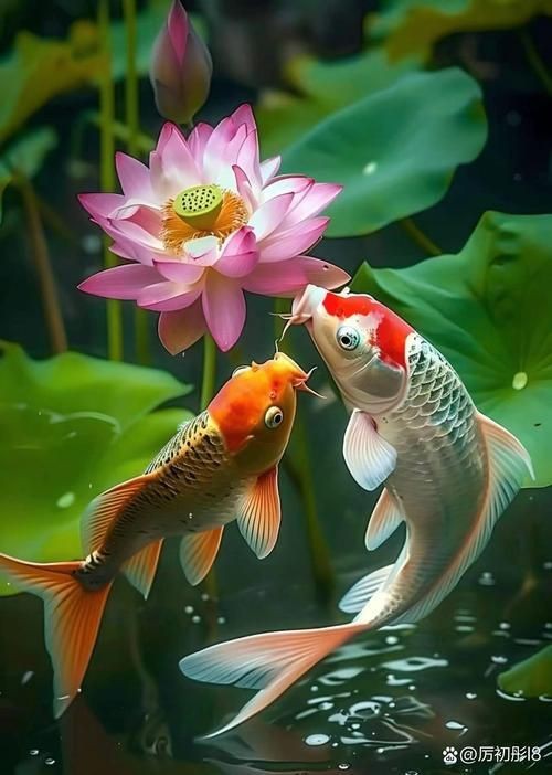 荷花鯉魚圖片【荷花鯉魚圖片欣賞】