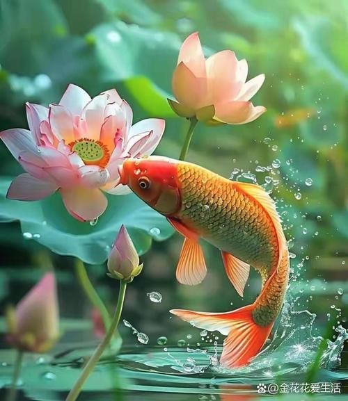 荷花鯉魚圖片【荷花鯉魚圖片欣賞】