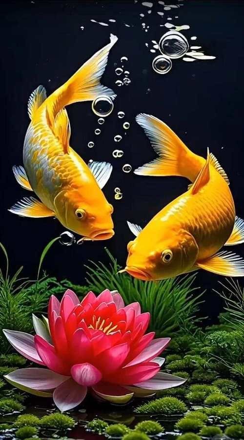 荷花鯉魚圖片【荷花鯉魚圖片欣賞】