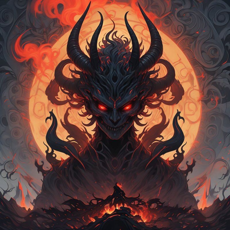 魔鬼圖片100張【《魔鬼圖片100張：詭異視覺的集結》】