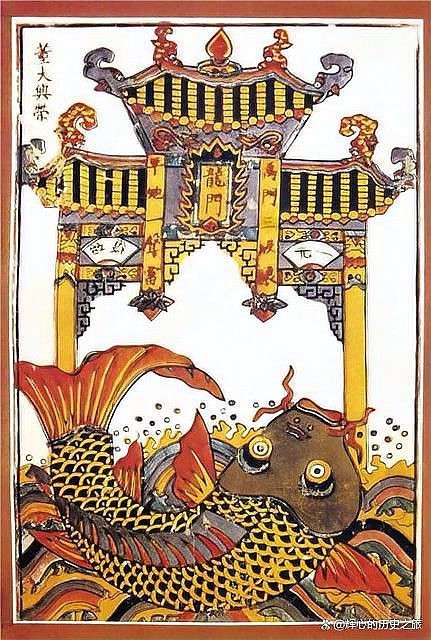 鯉魚跳龍門有哪些藝術作品【“鯉魚跳龍門”你見過嗎】