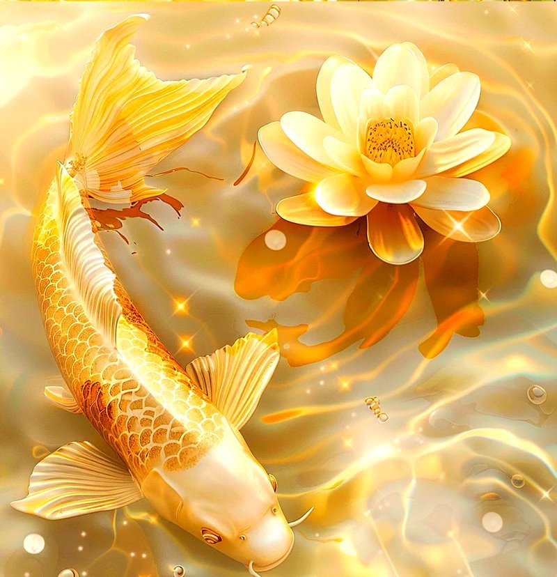 十大最吉利錦鯉頭像【運(yùn)勢(shì)，形成獨(dú)特的數(shù)字】