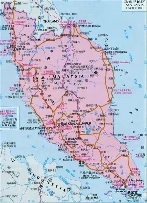 馬來西亞地圖中文版全圖【《馬來西亞地圖中文版全圖：探索多元國度的地理指南》**】 馬來西亞地圖中文版全圖【《馬來西亞地圖中文版全圖：探索多元國度的地理指南》**】 龍魚百科 第4張