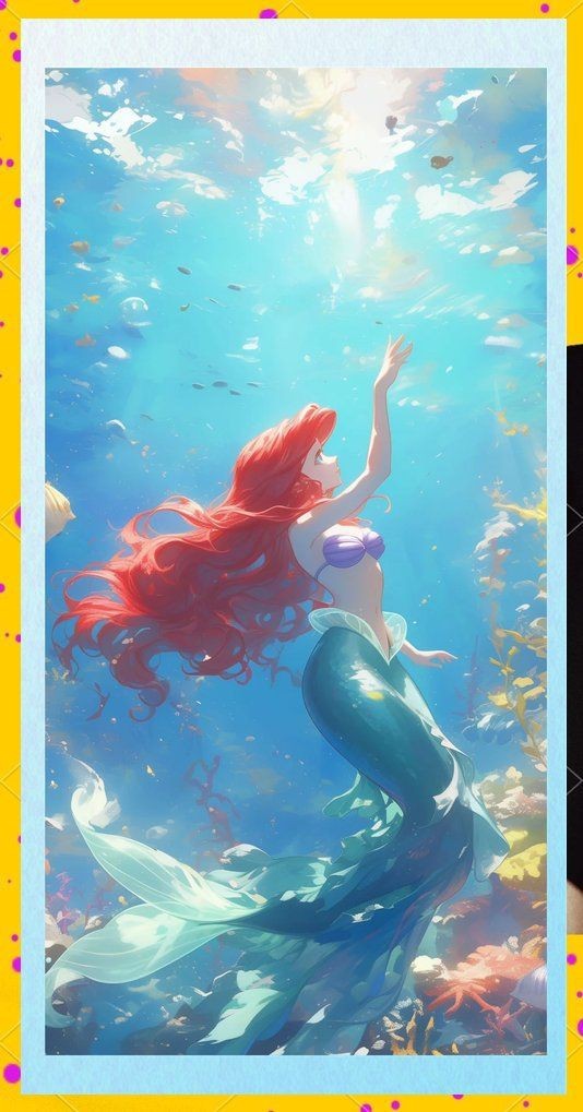 美人魚貝殼公主【《美人魚貝殼公主》**，迪士尼公主變美人魚】