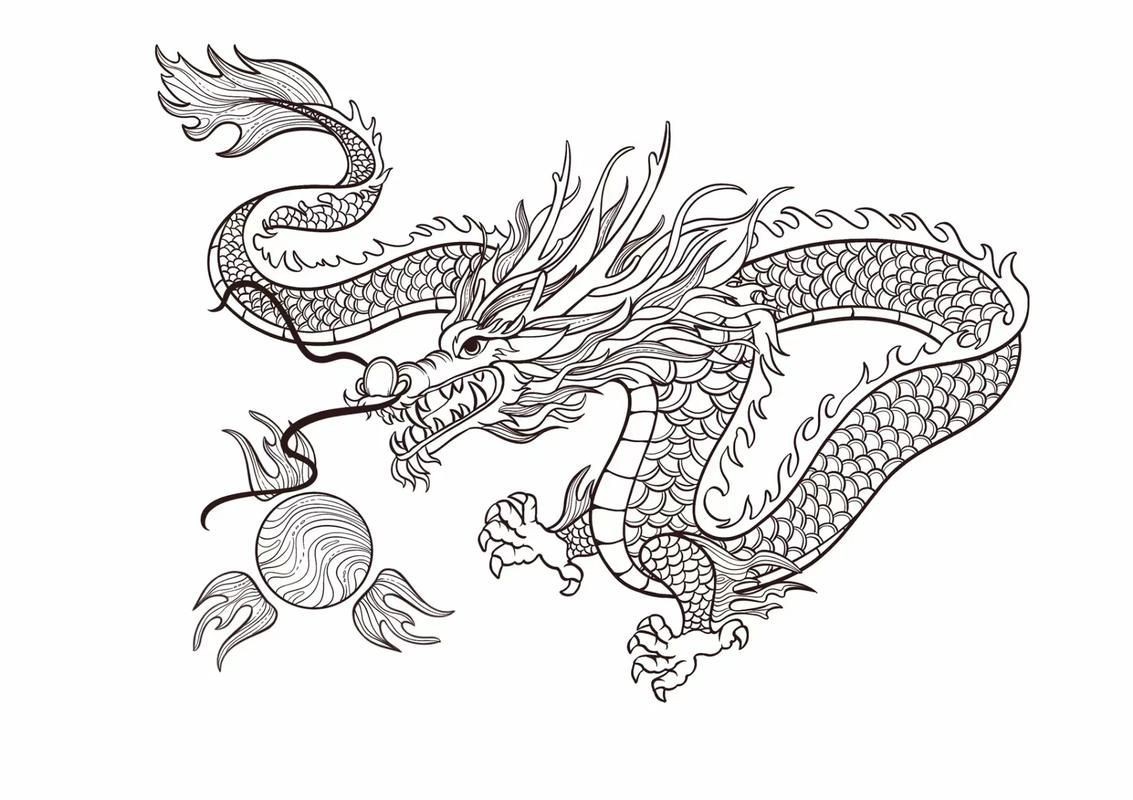 龍的簡筆畫【新手必看簡筆畫教程】 龍的簡筆畫【新手必看簡筆畫教程】 龍魚百科 第24張