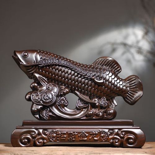 龍魚擺件最簡單三個造型的圖片【家中擺放龍魚聚財擺件】