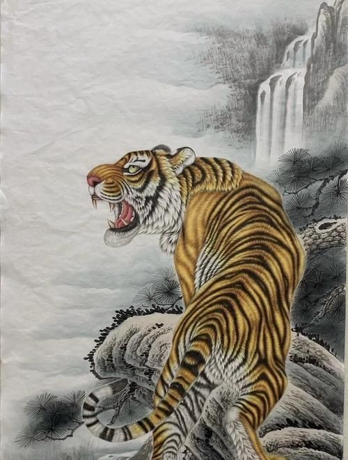 老虎畫大全100幅【《老虎畫大全100幅》】 老虎畫大全100幅【《老虎畫大全100幅》】 龍魚百科 第5張