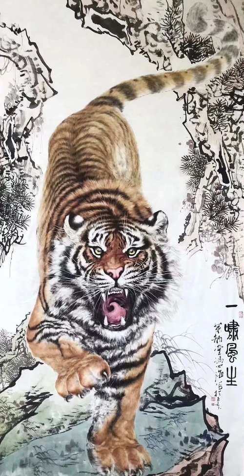 老虎畫大全100幅【《老虎畫大全100幅》】 老虎畫大全100幅【《老虎畫大全100幅》】 龍魚百科 第3張