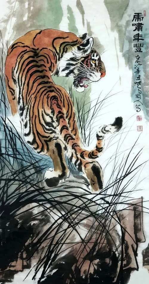 老虎畫大全100幅【《老虎畫大全100幅》】 老虎畫大全100幅【《老虎畫大全100幅》】 龍魚百科 第16張