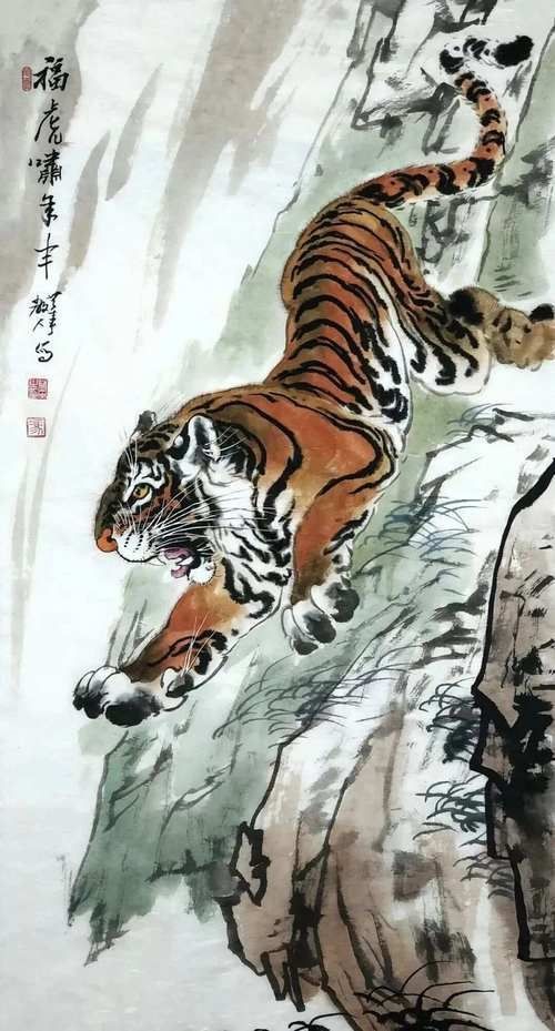 老虎畫大全100幅【《老虎畫大全100幅》】 老虎畫大全100幅【《老虎畫大全100幅》】 龍魚百科 第19張