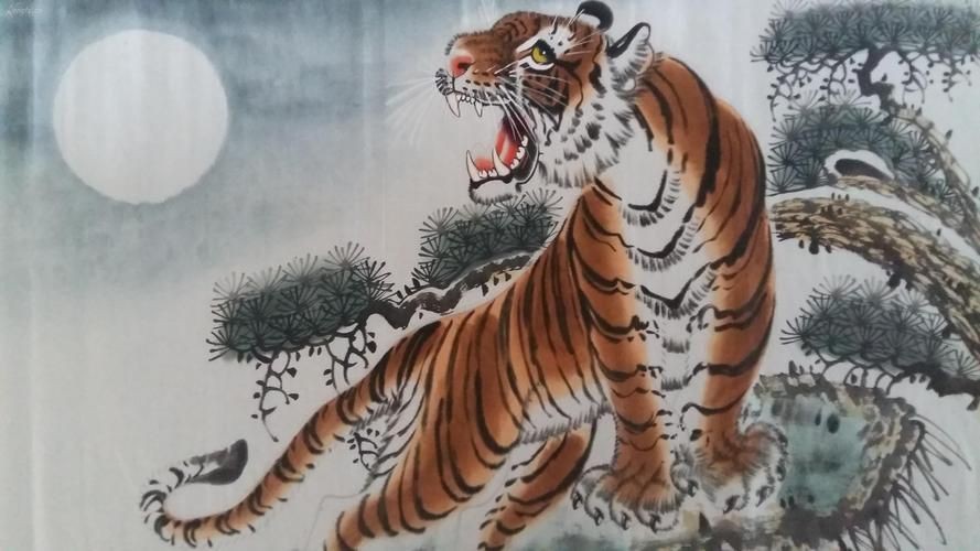 老虎畫大全100幅【《老虎畫大全100幅》】 老虎畫大全100幅【《老虎畫大全100幅》】 龍魚百科 第26張