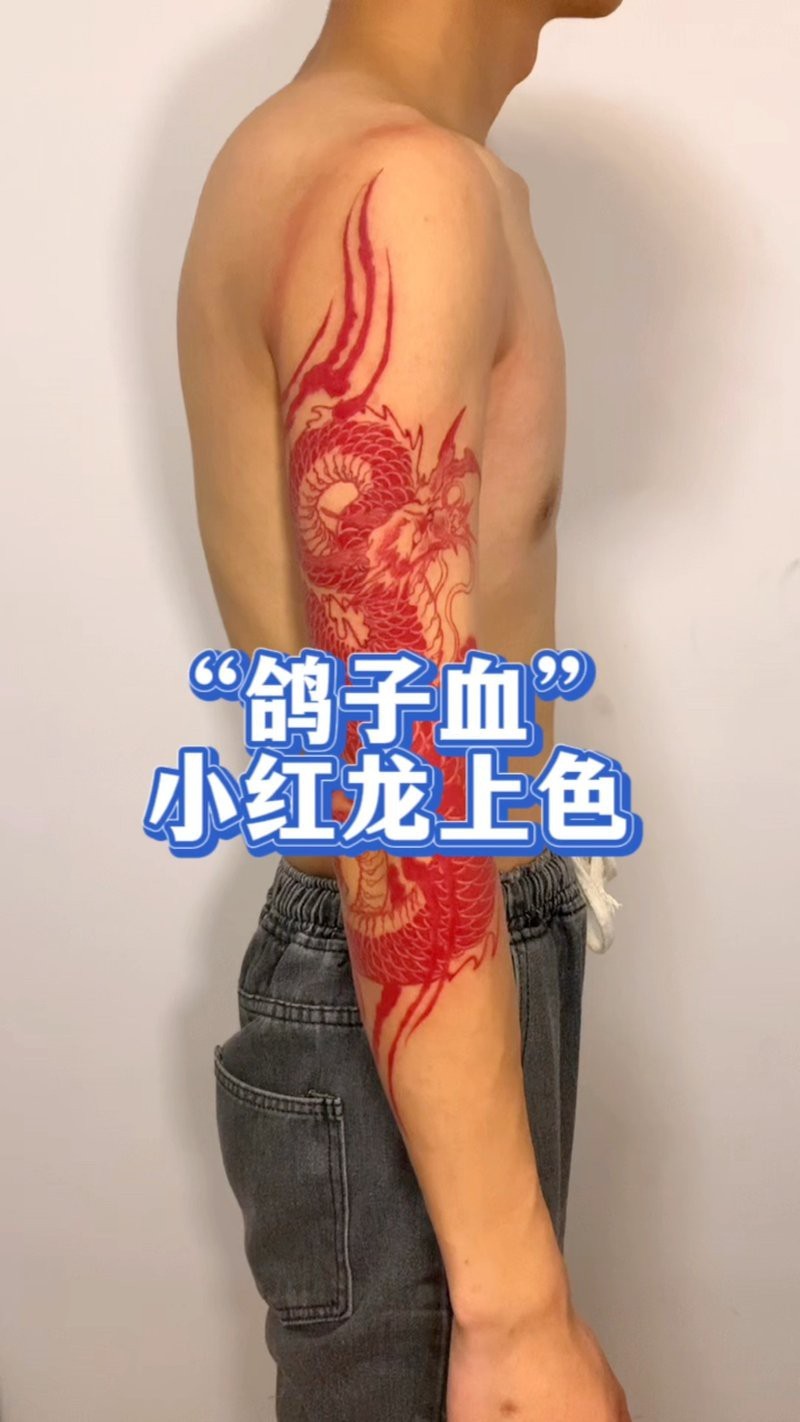 有沒有紅龍紋身實例圖片【關于紅龍紋身實例圖片，在網絡上有諸多相關資源可供探尋】 有沒有紅龍紋身實例圖片【關于紅龍紋身實例圖片，在網絡上有諸多相關資源可供探尋】 龍魚百科 第28張