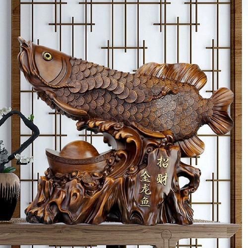 龍魚擺件家中擺設圖片【《龍魚擺件：家中的靈動裝飾之美》】