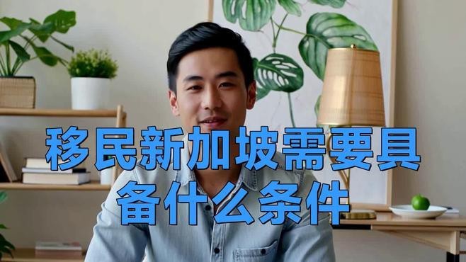 定居新加坡需要什么條件【定居新加坡需滿足哪些條件】 定居新加坡需要什么條件【定居新加坡需滿足哪些條件】 龍魚論壇 第1張