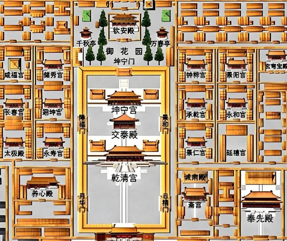 帝王三間建筑結(jié)構(gòu)圖【中國(guó)古代宮殿建筑之北京紫禁城(一)】