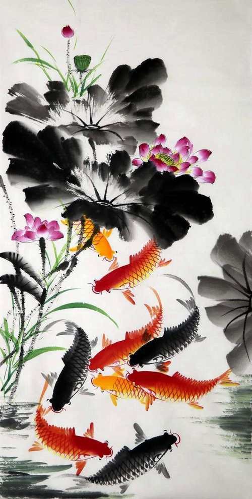 招財(cái)山水魚大全圖片【地球取暖指南針，招財(cái)魚科普|見者發(fā)財(cái)非抽象派的俠豬潔】