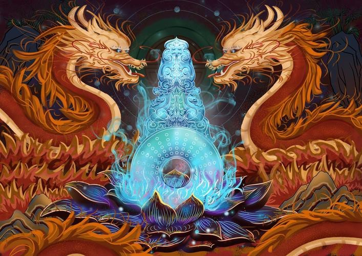 能提供幾張道之雙龍圖片嗎？【“道之雙龍”的概念融合了哲學與想象的邊界】