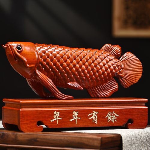 木雕金龍魚圖片【《木雕金龍魚：藝術與靈動的完美融合》】